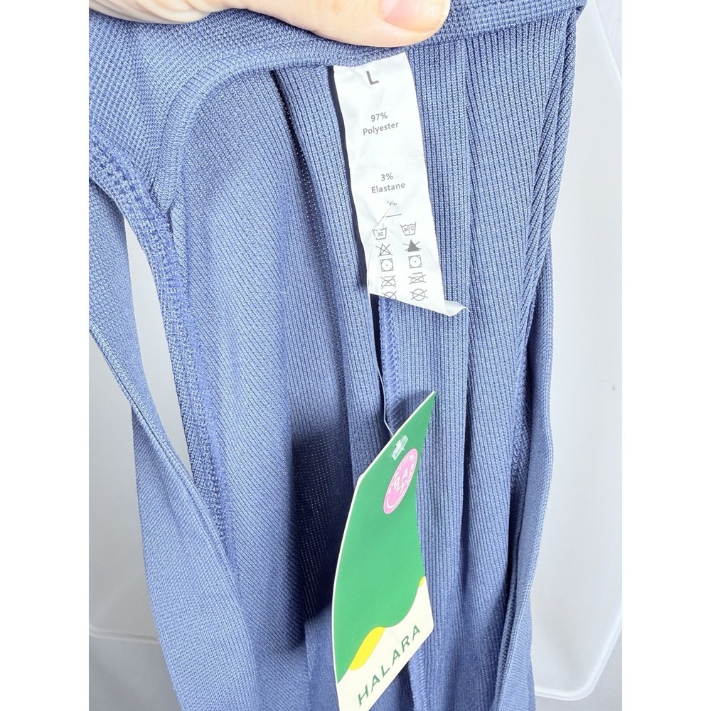 Halara Adjustable Strap Button Pockets Waffle Kni… - image 9